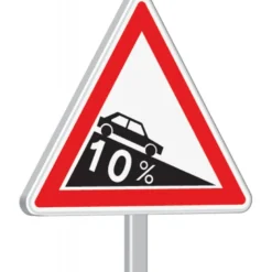 A16-1000-Classe 1-Descente dangereuse (spécifier le %) TALIAPLAST | 523219
