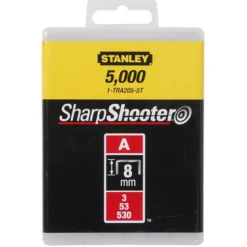 AGRAFES 4MM TYPE A - BOITE DE 1000 PIÈCES STANLEY 1-TRA202T
