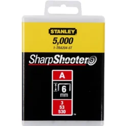 AGRAFES 10MM TYPE A - BOITE DE 1000 PIÈCES - STANLEY | 1-TRA206T
