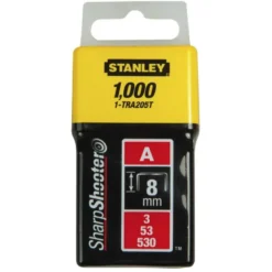 AGRAFES 8MM TYPE A - BOITE DE 5000 PIÈCES STANLEY 1-TRA205-5T