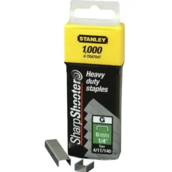 AGRAFES 12MM TYPE G - BOITE DE 5000 PIÈCES STANLEY 1-TRA708-5T