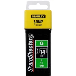 AGRAFES 12MM TYPE G - BOITE DE 1000 PIÈCES STANLEY 1-TRA708T