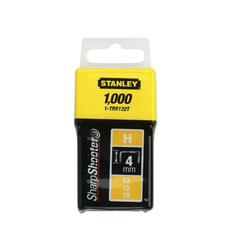 AGRAFES 6MM TYPE H - BOITE DE 1000 PIÈCES STANLEY 1-TRR134T