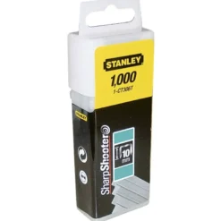 AGRAFES PLATES 12MM-1/2" - BOITE DE 1000 PIÈCES STANLEY 1-CT308T