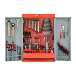 Armoire avec 2 portes + kits d’outils multi-usages - 110 pcs - Bahco | 1495CD60TS1