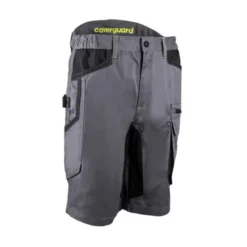 Bermuda - BARU - 60% CO/40% PES 270g/m2 + Stretch + Oxford - Gris/Lime - COVERGUARD | 5BRS050