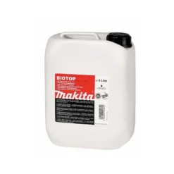 Bidon de 5 litres d huile Makita pour chaines de tronçonneuses biotop, bio dégradable | 1910U1-7