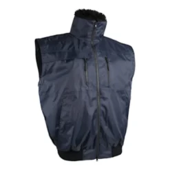 Blouson 2/1 - ZEFLY II - Oxford 100% PES enduit PVC + Gilet fourrure - Marine - COVERGUARD | 5ZFY120