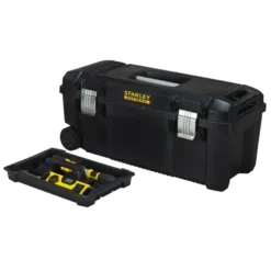 BOITE A OUTILS ETANCHE POIGNEE TELESCOPIQUE ET ROULETTES FATMAX 39L Stanley FMST1-75761