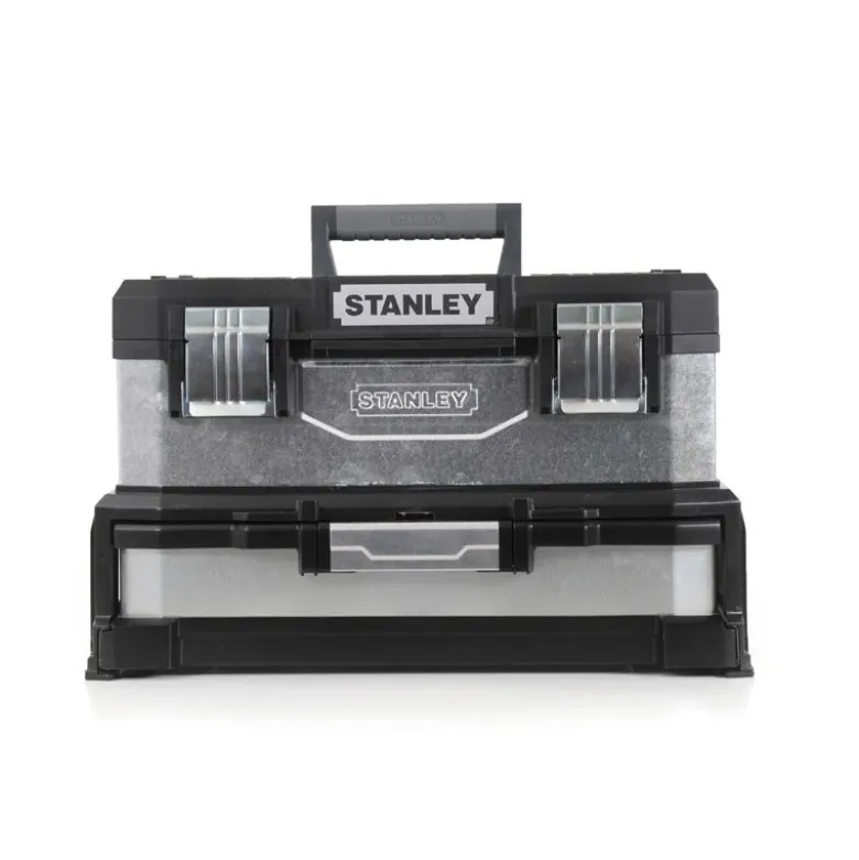 BOITE, CAISSE A OUTILS A TIROIR BI MATIÈRE GALVANISEE 51CM STANLEY 1-95-830