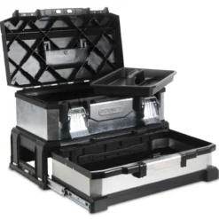 BOITE, CAISSE A OUTILS A TIROIR BI MATIÈRE GALVANISEE 51CM STANLEY 1-95-830
