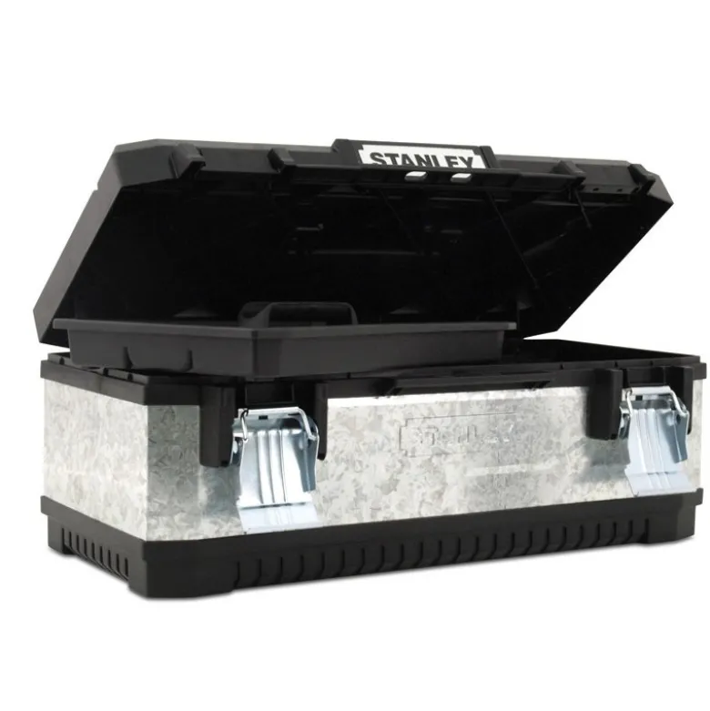 BOITE, CAISSE A OUTILS BI MATIÈRE GALVANISEE 59CM STANLEY 1-95-619