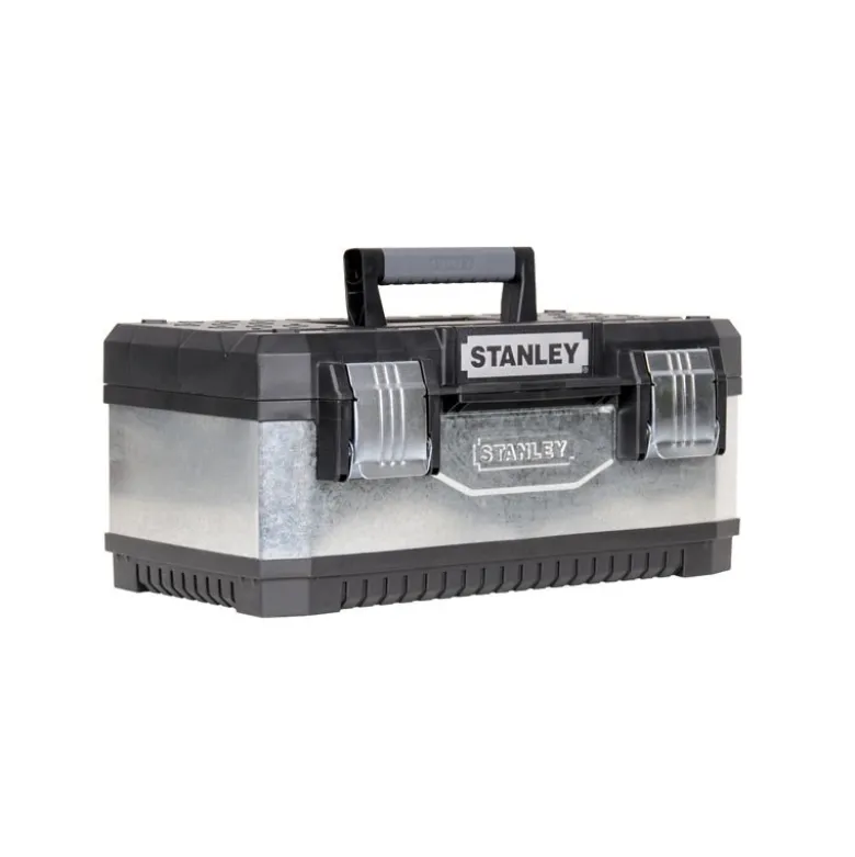 BOITE, CAISSE A OUTILS BI MATIÈRE GALVANISEE 66CM STANLEY 1-95-620