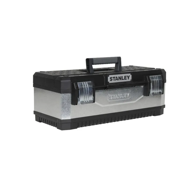 BOITE, CAISSE A OUTILS BI MATIÈRE GALVANISEE 66CM STANLEY 1-95-620