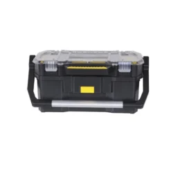 BOITE, CAISSE A OUTILS 60CM AVEC ORGANISEUR TRANSPARENT STANLEY 1-97-514