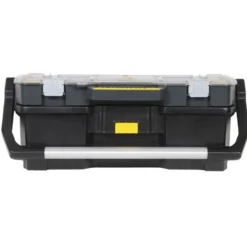BOITE, CAISSE A OUTILS 60CM AVEC ORGANISEUR TRANSPARENT STANLEY 1-97-514