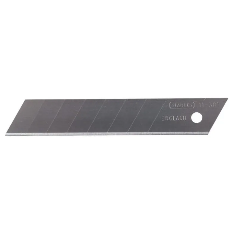 BOITE DE 10 x 10 LAMES DE CUTTERS 18MM - 10 DISTRIBUTEURS 10 LAMES STANLEY 1-11-301