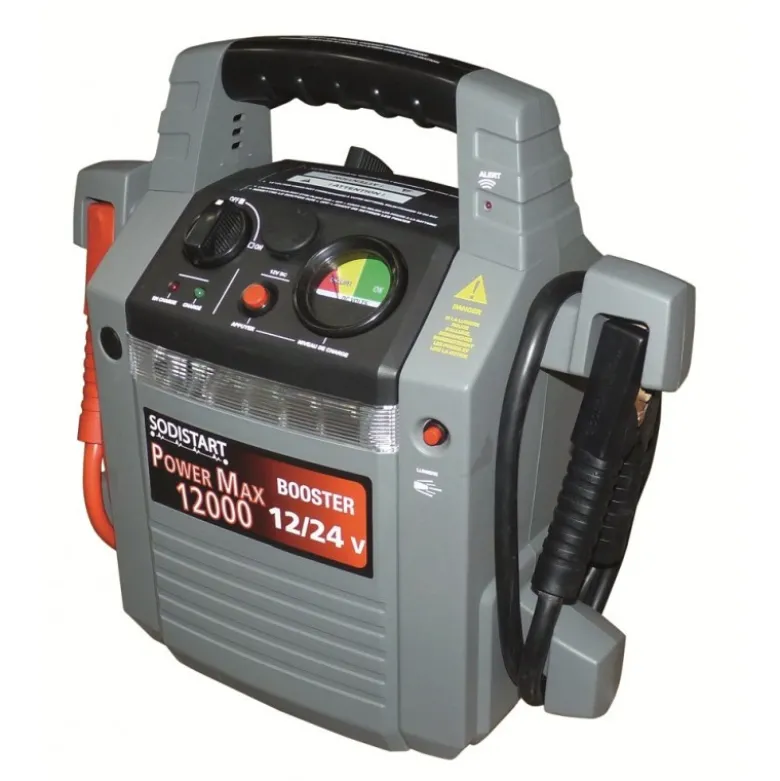 Booster de démarrage POWER MAX 12000 - batterie 12 V / 24 V - Sodise | 04026