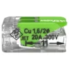 Boîte de 16 bornes WAGO Green 221 3x6mm² à leviers souple & rigide - WAGO | 221-422/995-016