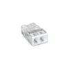 Boîte de 40 bornes WAGO 2273 - 2 x 0,5 à 2,5mm² Transp. / Blanc - Wago | 2273-202