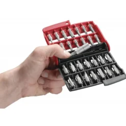 BOÎTE DE 28 EMBOUTS (FENTE, PH, PZ, 6 PANS, TORX) FACOM | E.120PB