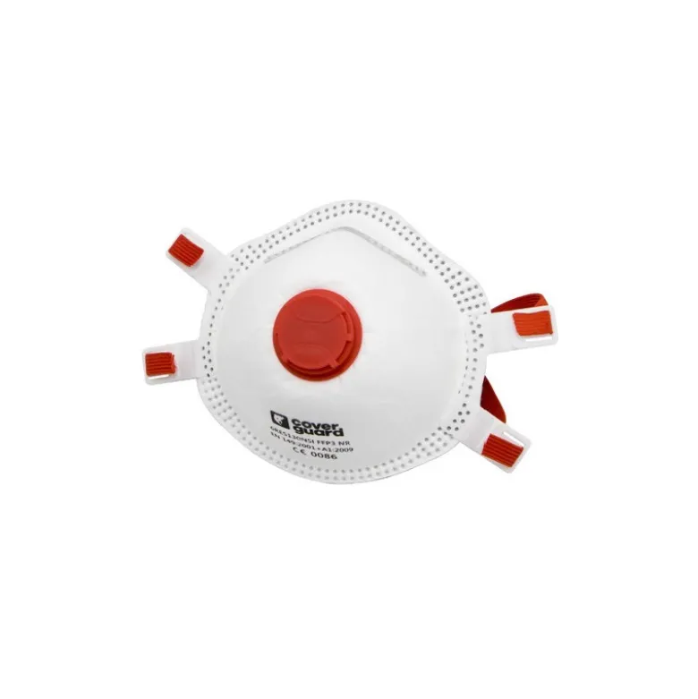 Boîte de 10 masques FFP3 NR anti-poussières avec valve - COVERGUARD | 6RES130