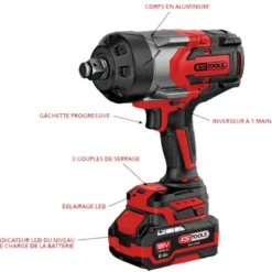Boulonneuse clé à chocs 3/4'' 2300 Nm 18V 8Ah - Ks Tools | 515.4720F