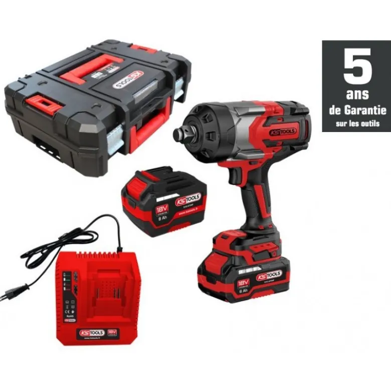 Boulonneuse clé à chocs 3/4'' 2300 Nm 18V 8Ah - Ks Tools | 515.4720F