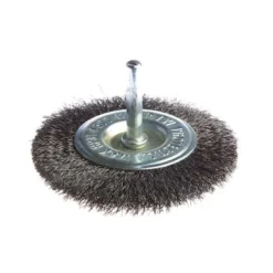 Brosse circulaire à fils acier ondulés pour perceuses Ø 38mm, Ø fil 0,3mm, Ø tige 6mm, Qté 1 Makita | D-39958