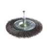 Brosse circulaire à fils acier ondulés pour perceuses Ø 75mm, Ø fil 0,3mm, Ø tige 6mm, Qté 1 Makita | D-39986