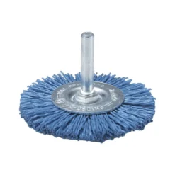 Brosse circulaire à fils nylon pour perceuses Ø 100mm, Grain 80, Ø queue 6mm, Qté 1 Makita | D-45602