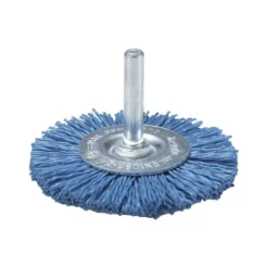 Brosse circulaire à fils nylon pour perceuses Ø 38mm, Grain 240, Ø queue 6mm, Qté 1 Makita | D-45618