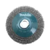 Brosse conique à fils acier ondulés pour meuleuse Ø 115mm, Type Fils ondulés 0,3mm, Alésage M14, Qté 1 Makita | D-39849