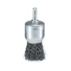 Brosse pinceau à fils acier ondulés pour perceuses Ø 19mm, Ø fil 0,3mm, Ø queue 6mm, Qté 1 Makita | D-40010