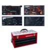 Caisse à outils métallique, kit d'outils aviation - 152 pcs - Bahco | 1483KHD3RB-FF2