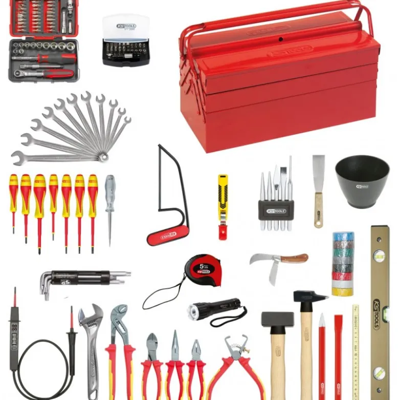 Caisse à outils 124pcs isolées 1000V - KS Tools | 117.0200