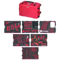 Caisse à outil usage intensif avec outils isolés - 79 Pcs - Bahco | 4750RCHDW02RF1V