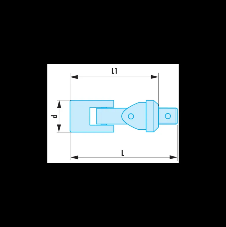 Cardan articulé 3/4" pour douille cliquet et rallonge | outillage Facom carré 3/4" Facom | K.240SR