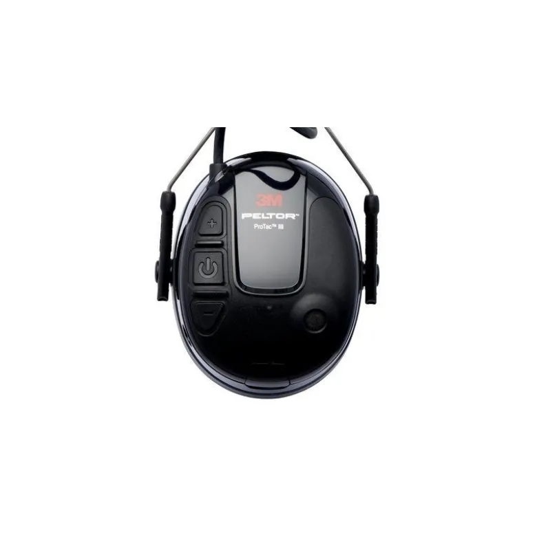 Casque antibruit 3M™ PELTOR™ ProTac™ III, noir, 32 dB, serre-tête, MT13H221A