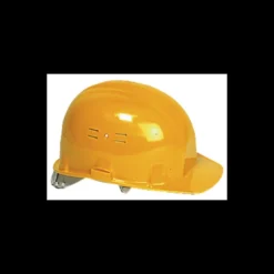 Casque de chantier jaune - bande anti-transpiration - EARLINE | 65103
