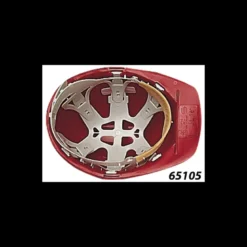 Casque de chantier orange - bande anti-transpiration - EARLINE | 65104