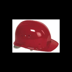Casque de chantier rouge - bande anti-transpiration - EARLINE | 65105