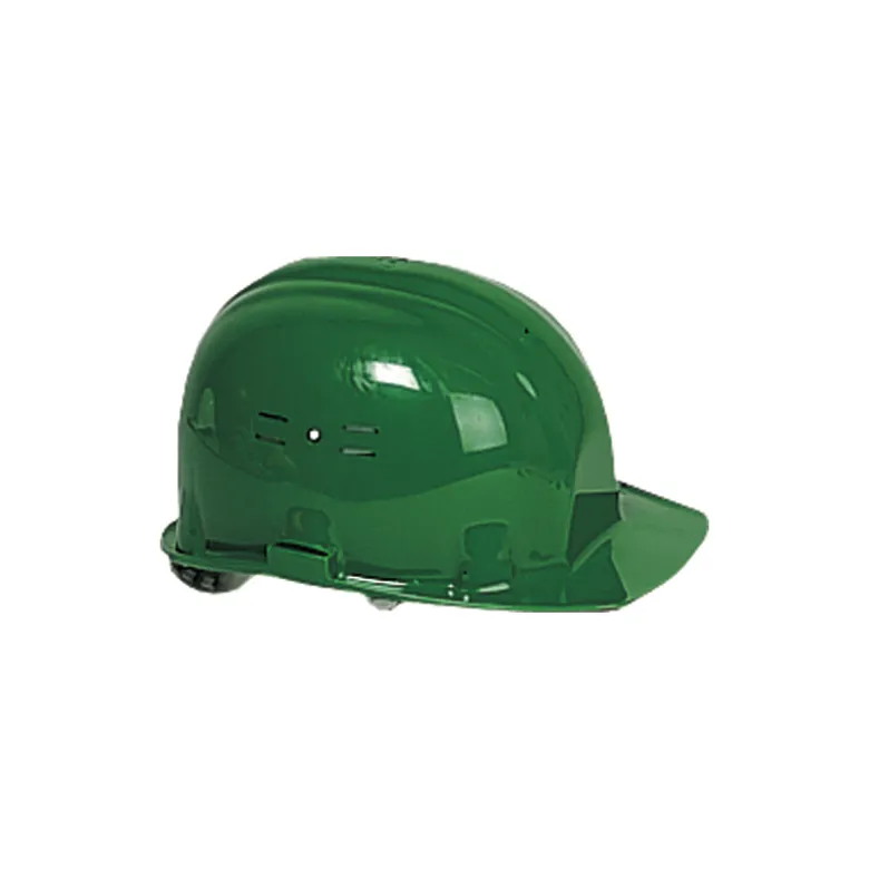 Casque de chantier vert - bande anti-transpiration - EARLINE | 65102