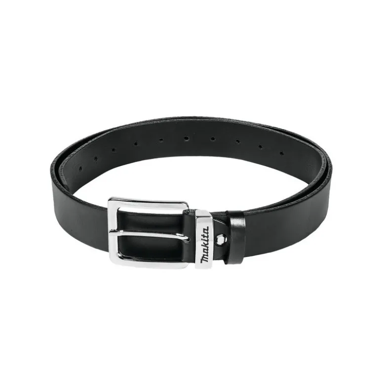 Ceinture Makita cuir noir Longueur 1330mm, Hauteur 38mm, Poids net 0,23 kg, Couleur noir, Taille L Makita | E-05365
