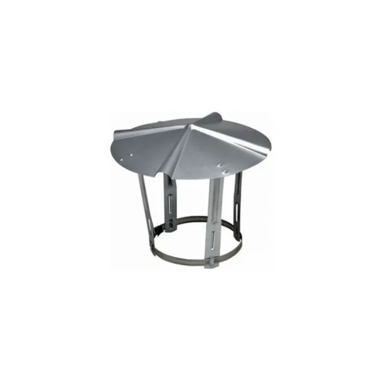 Chapeau de couverture simple paroi alumine diamètre 153mm Sovelor | AC123