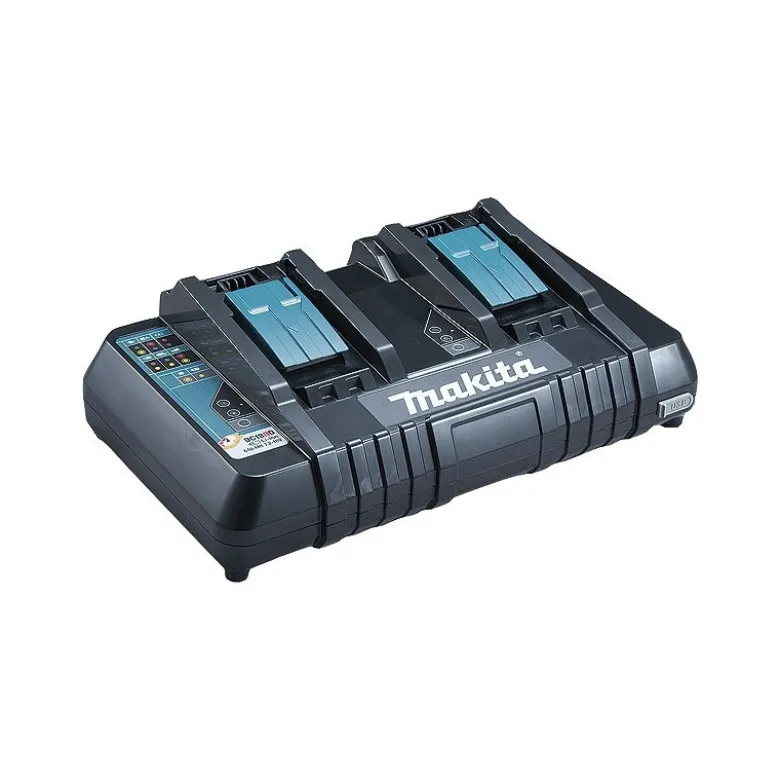 196933-6 | Chargeur Makita rapide 2 batteries Makstar Li-Ion 14,4 à 18 Volts - DC18RD accessoire, consommable Makita
