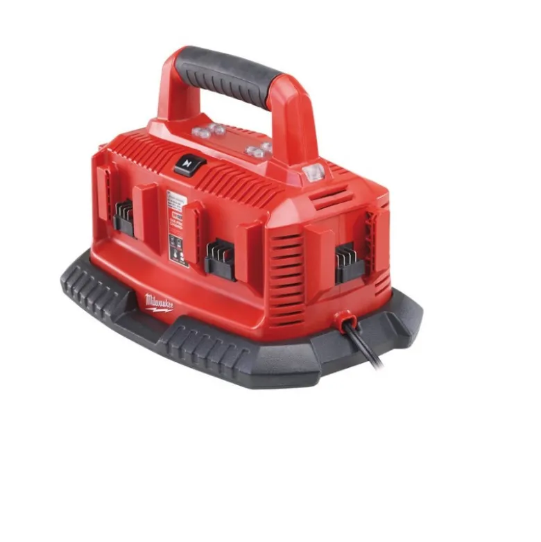 Chargeur universel pour batterie de 14,4 à 18 Volts système jusqu'à 6 Batteries en même temps M1418C6 | 4932430086 Milwaukee