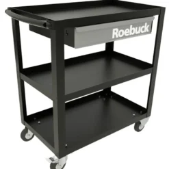 CHARIOT METAL 3 ETAGES ET 1 TIROIR - ROEBUCK | 893471