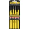 CHASSE-GOUPILLES ACIER DURCI TREMPÉ A CŒUR JEU DE 6 PIECES STANLEY 4-18-226