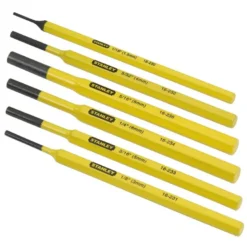 CHASSE-GOUPILLES ACIER DURCI TREMPÉ A CŒUR JEU DE 6 PIECES STANLEY 4-18-226